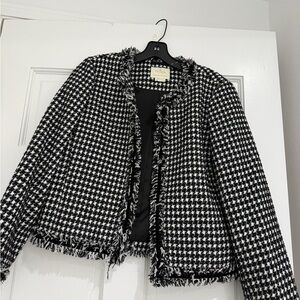 Kate spade women’s  Black and White Tweed Jacket